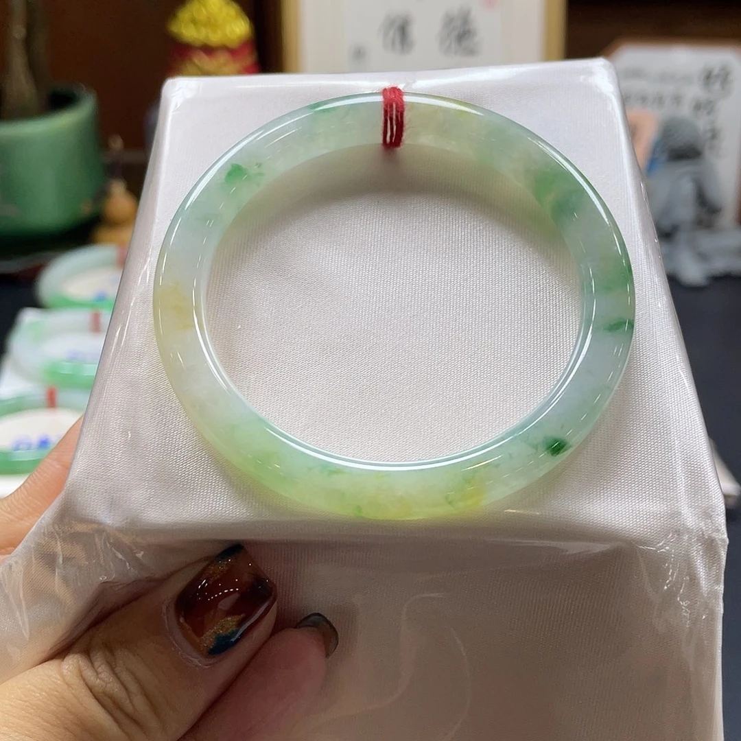 翡翠未镶嵌手镯34号