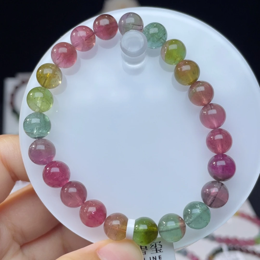 未镶嵌手串碧玺8mm+