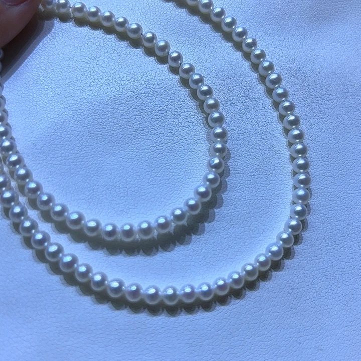 银S925镶嵌淡水珍珠颈饰