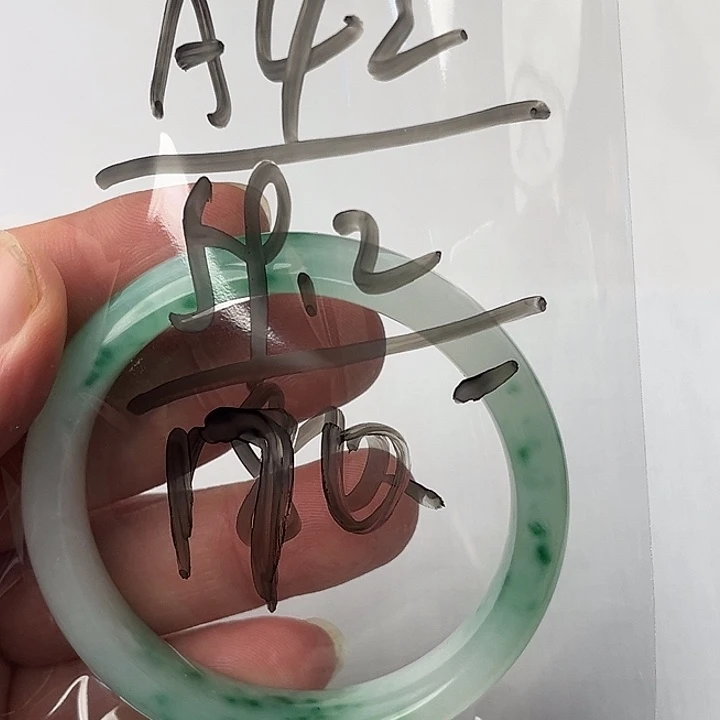 翡翠未镶嵌手镯A42