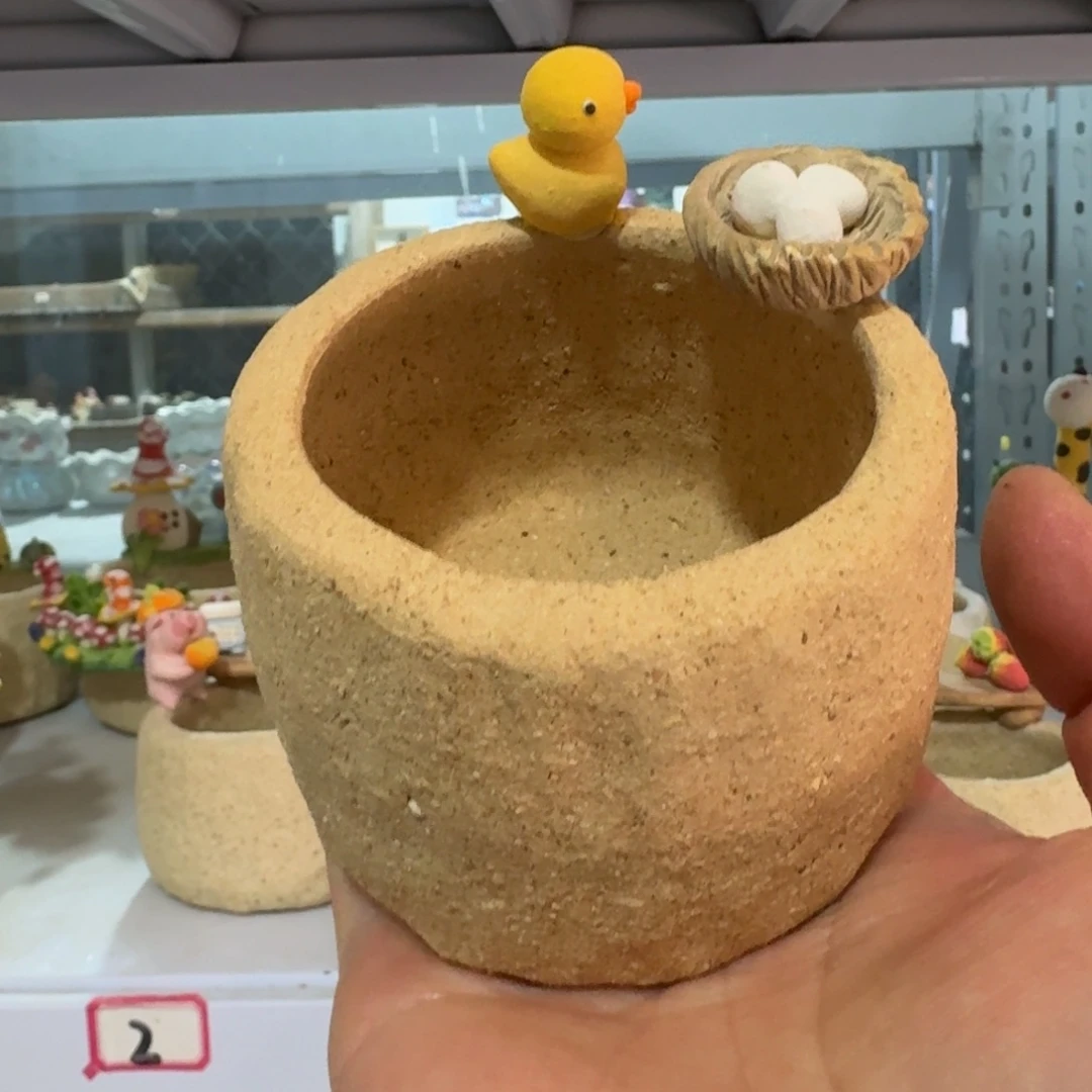 厂家直销手工花盆摆件
