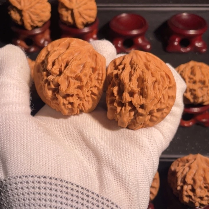 吊坠文玩核桃合体85半臂