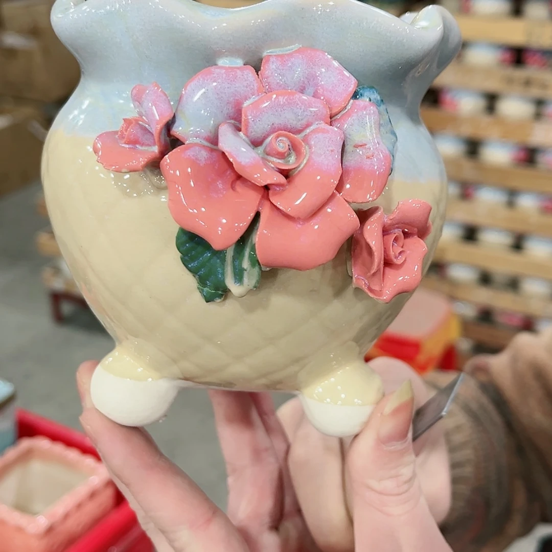 【闪购商品】陶瓷福利品凑满10元发货陶瓷花盆
