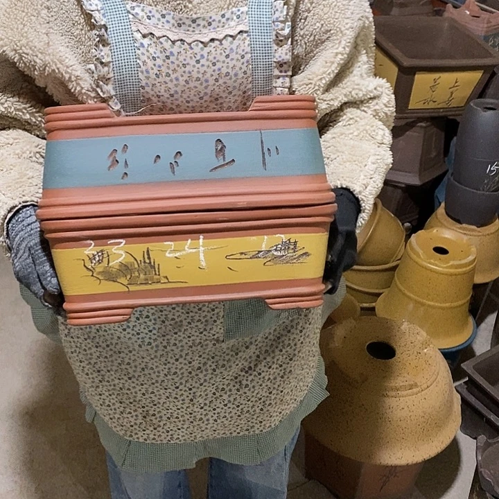 紫砂花盆紫砂花盆