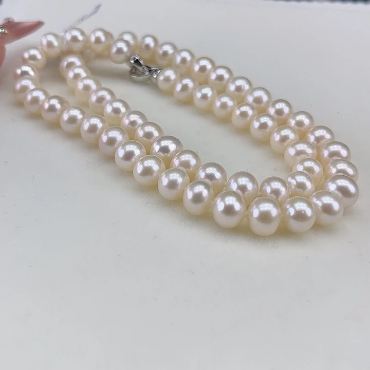 淡水珍珠未镶嵌颈饰8➕炫彩