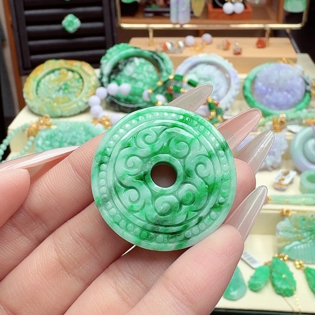 颈饰未镶嵌翡翠翡翠吊坠