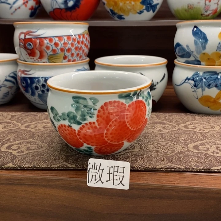 釉下老陶泥手工绘制