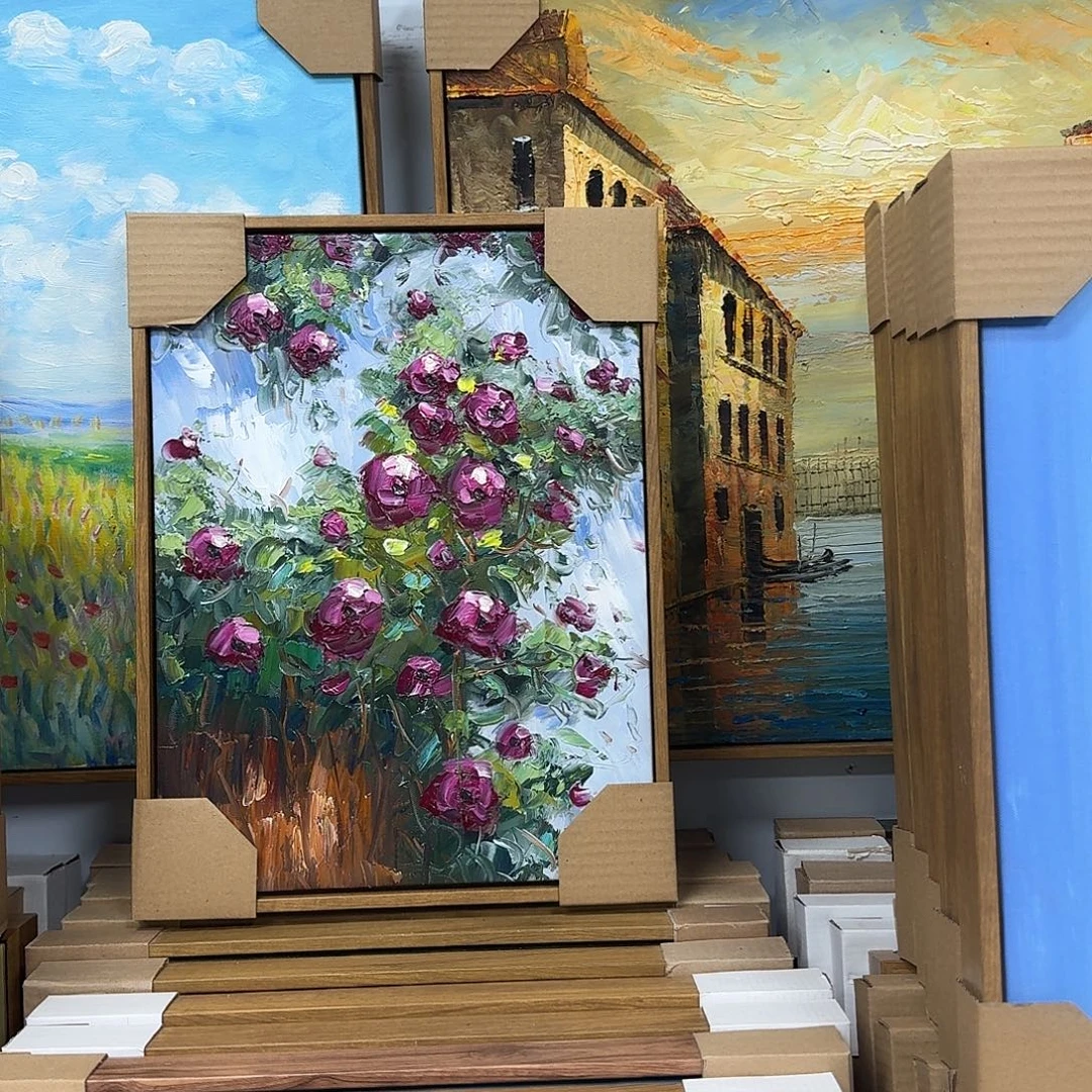 油画3040油画作品入选全国美展并