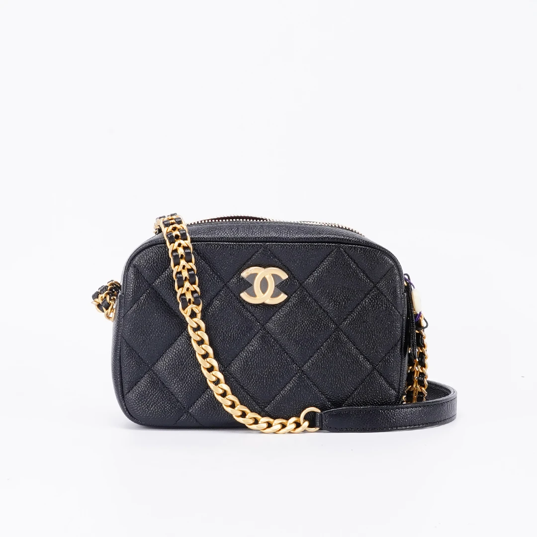 99新 Chanel/香奈儿 22P相机包荔枝纹【静文2】BG23002669