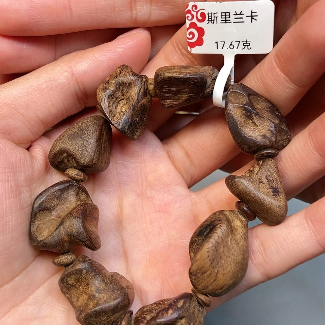 手串沉香天然野斯里兰卡17克，86