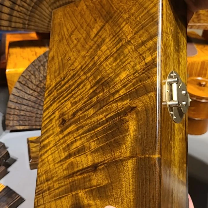 金丝楠28-17-9小叶桢楠金丝楠木乌木盒子