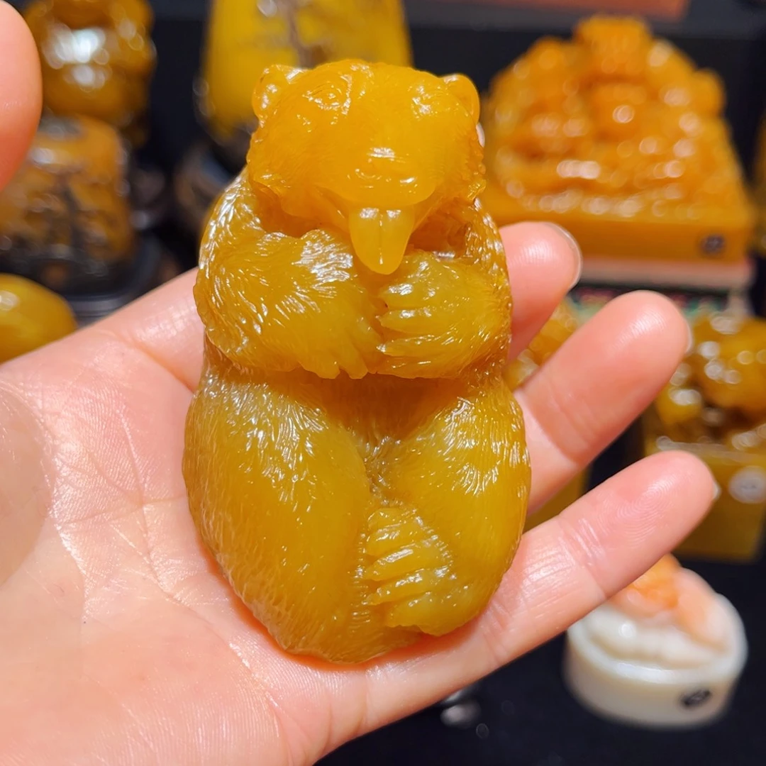 田黄石今***夜石雕石雕