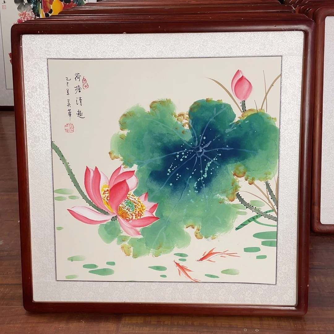 国画带框尺寸63*63厘米