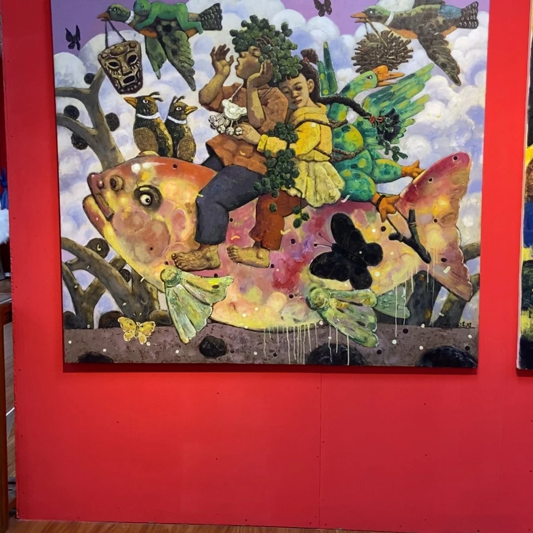 月***明油画杨潇湘老师作品