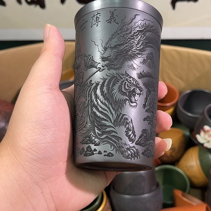 茶杯紫砂全手工紫砂主人杯