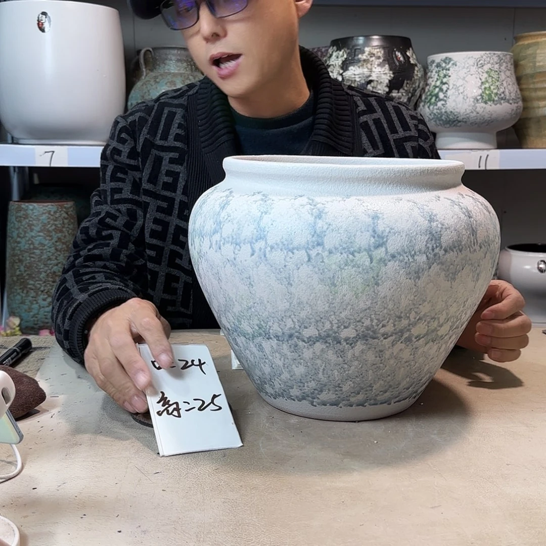 紫砂花盆尺寸24@25