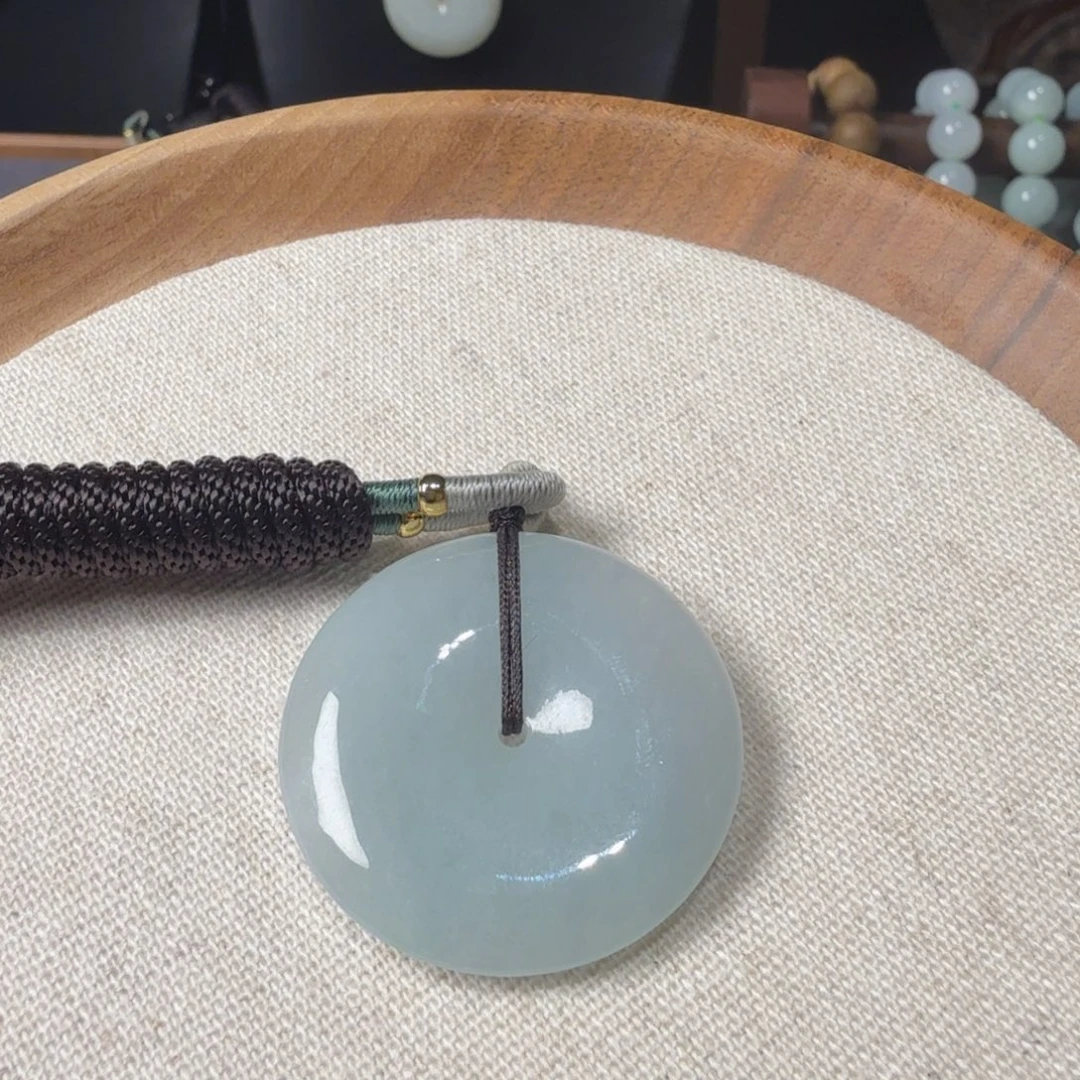 翡翠裸石翡翠福利平安扣