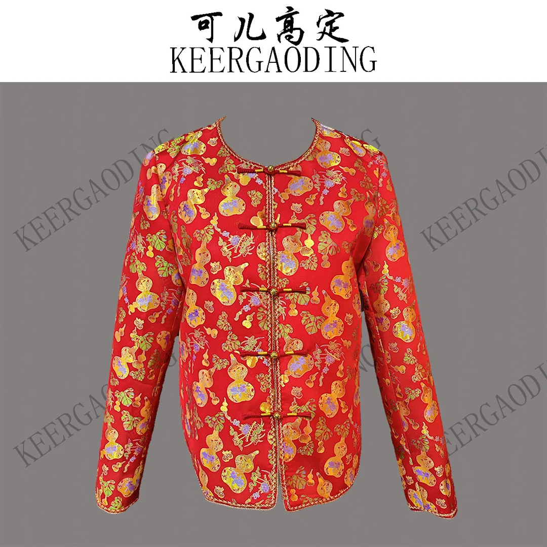 【可儿•高定】非遗宋锦高端新中式国风设计师款桑蚕丝外套BB-25375