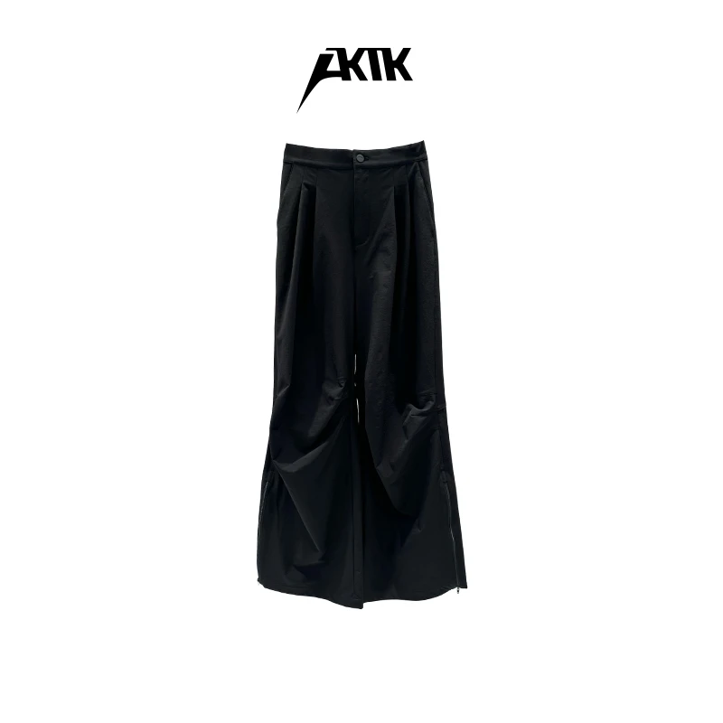 张千万 x AKTK年度限時破价！// 捏褶中腰工装裤6E2B1233H116