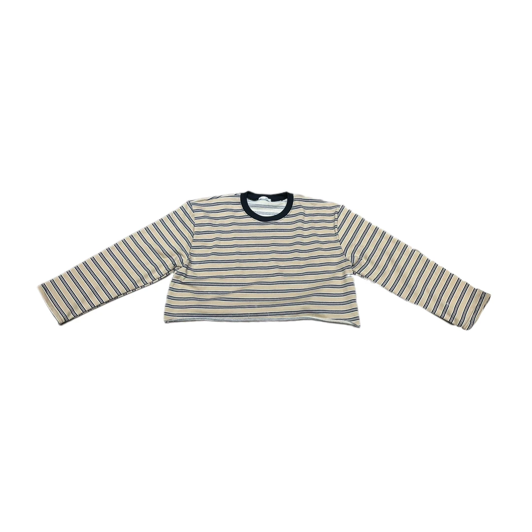 【AiAi】艾艾私服 螺纹超短款落肩长袖短T恤（TWTX）