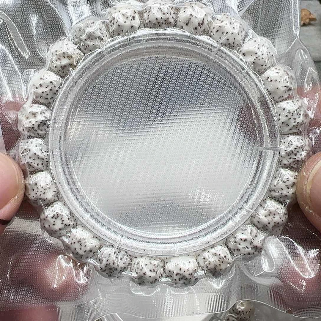 星月菩提手串86卓越原脂白星月菩提单圈无相1.0