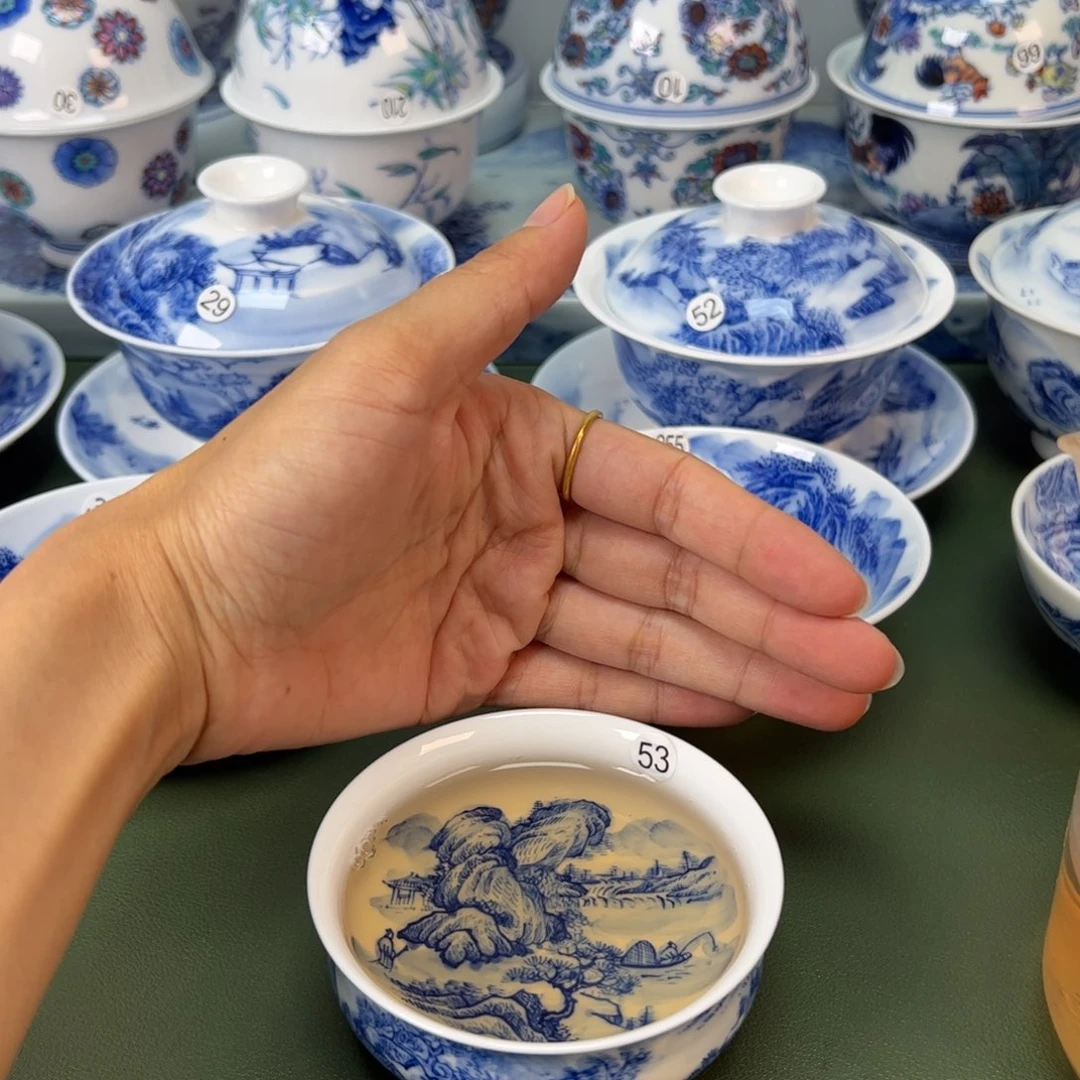 木木景德镇纯手工纯手绘茶具53