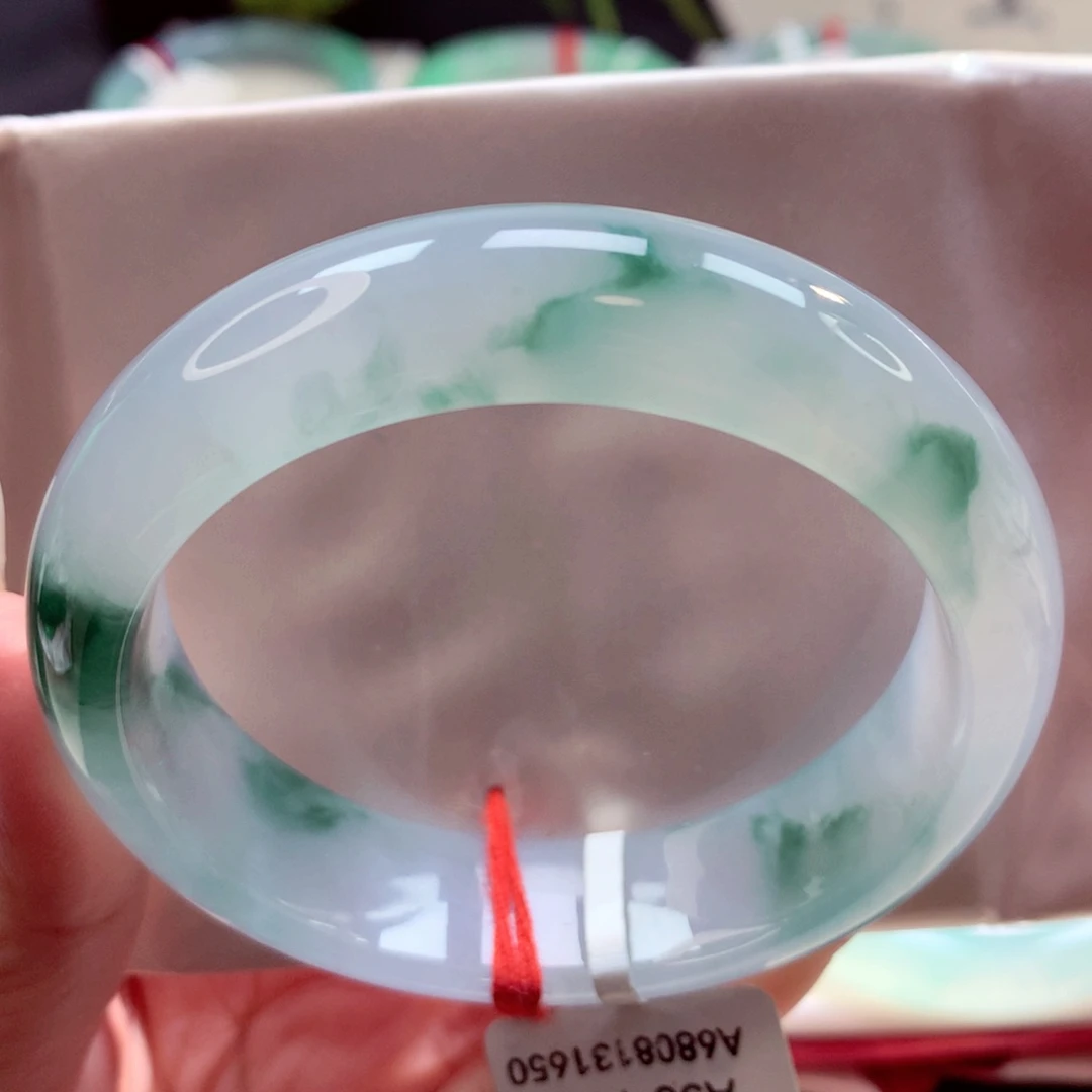 未镶嵌手镯翡翠宽轮胎56圈（34号）