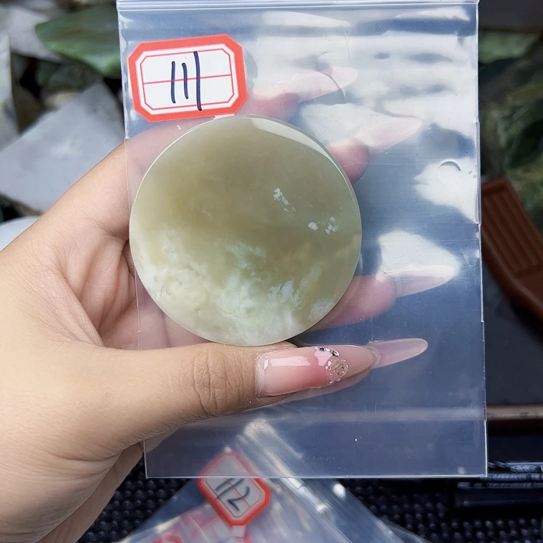 和田玉珠宝半成品未镶嵌