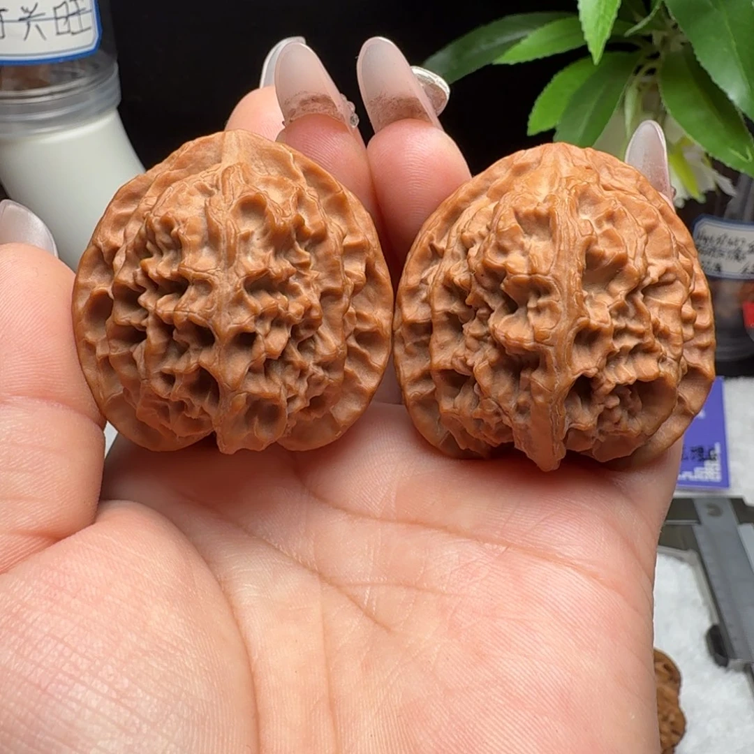 文玩核桃把件42苹果园原桩