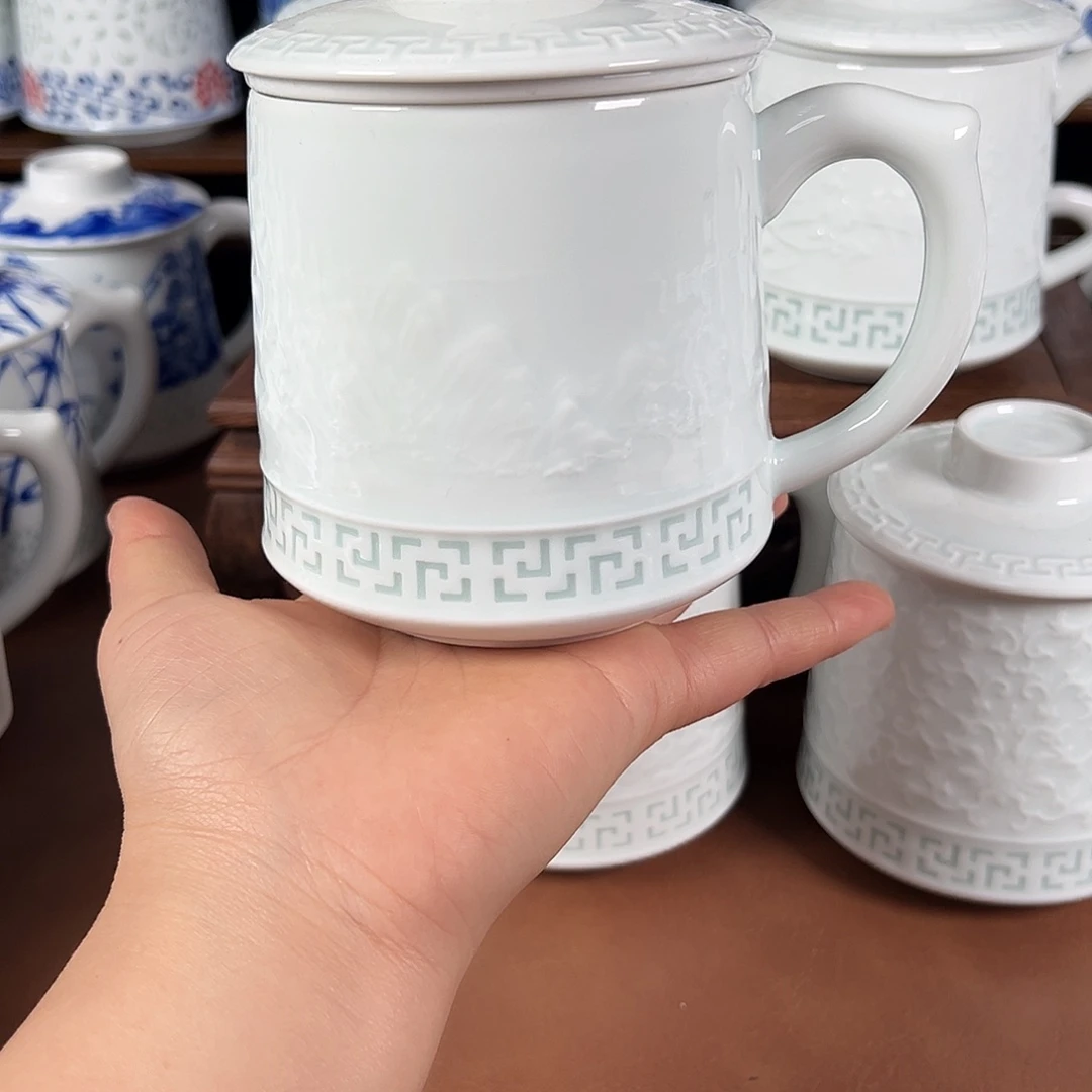 Q***o景德镇高温陶瓷办公杯家用