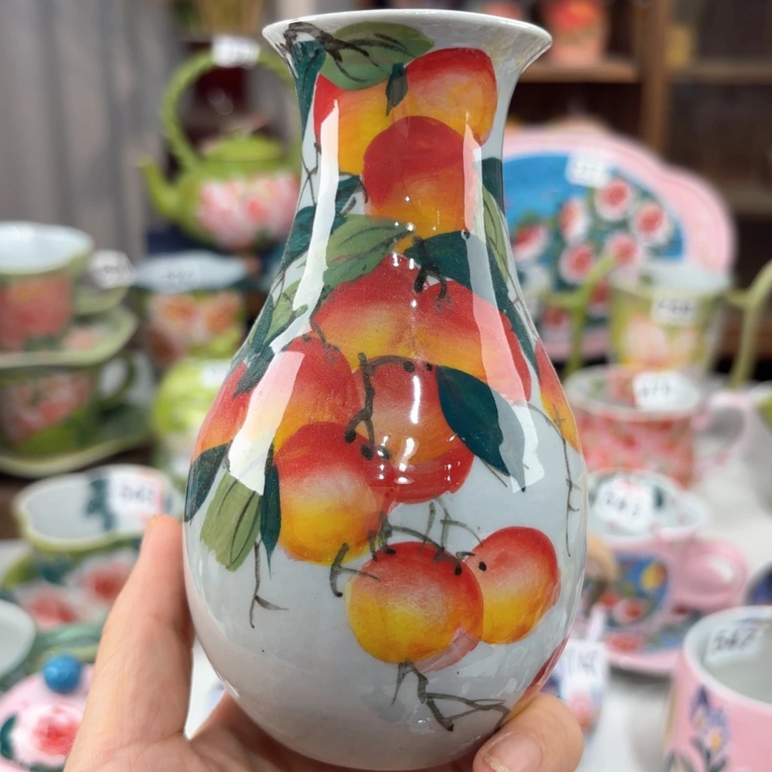 景德镇手绘高温釉下彩陶瓷茶具