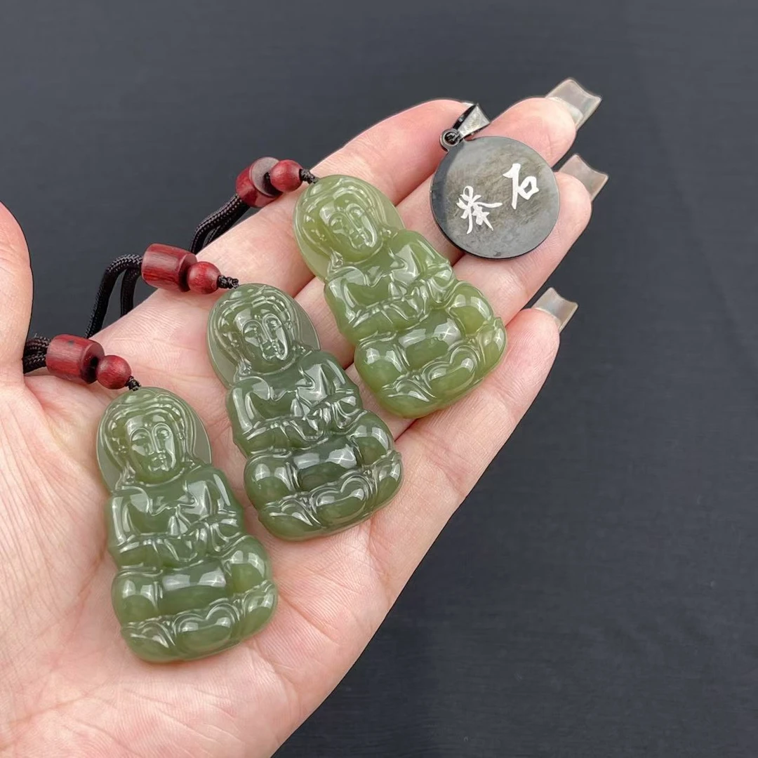 【云南玉石溯源】T0510-693-60和田玉吊坠(一件/多样性发）O