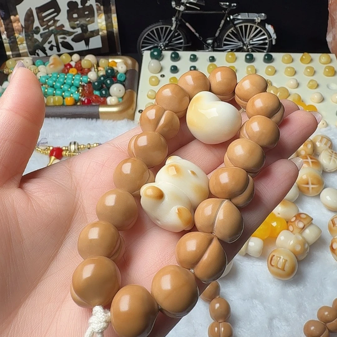 S***～猴头核桃手串屁桃