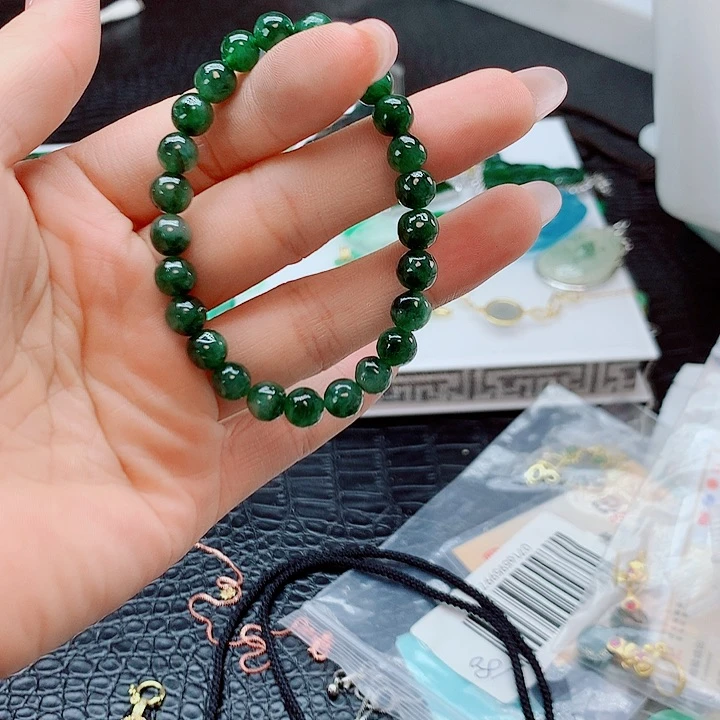 未镶嵌手链翡翠，