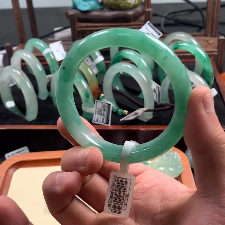 石英质玉（非洲翠）未镶嵌颈饰5859