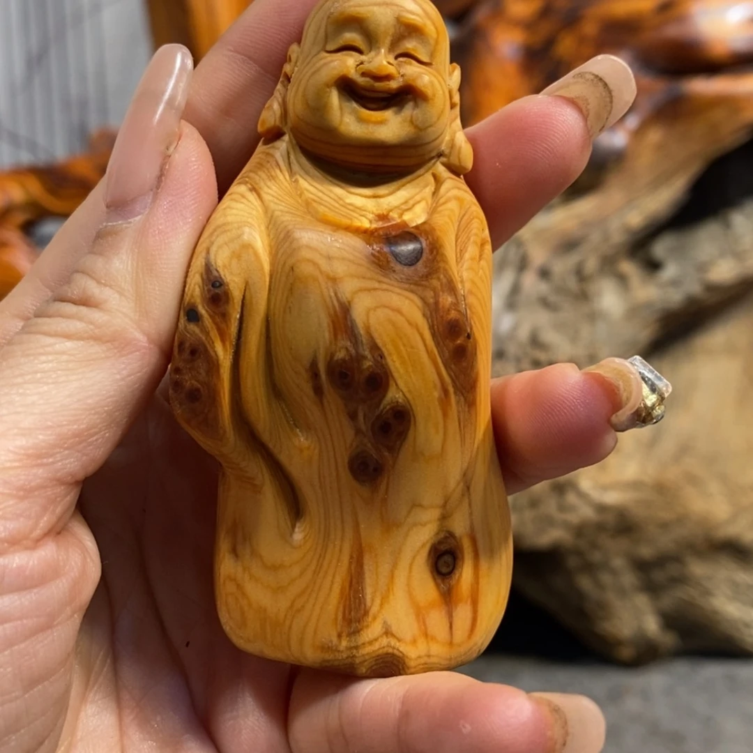 【闪购商品】柏木（崖柏）根雕木雕工艺品摆件创意，满10送1手把件