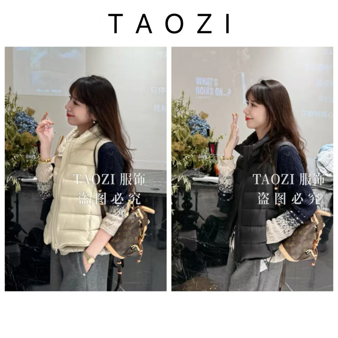 桃子自制 10003 【排骨马甲】高品质冬季保暖百搭羽绒马甲90白鸭绒