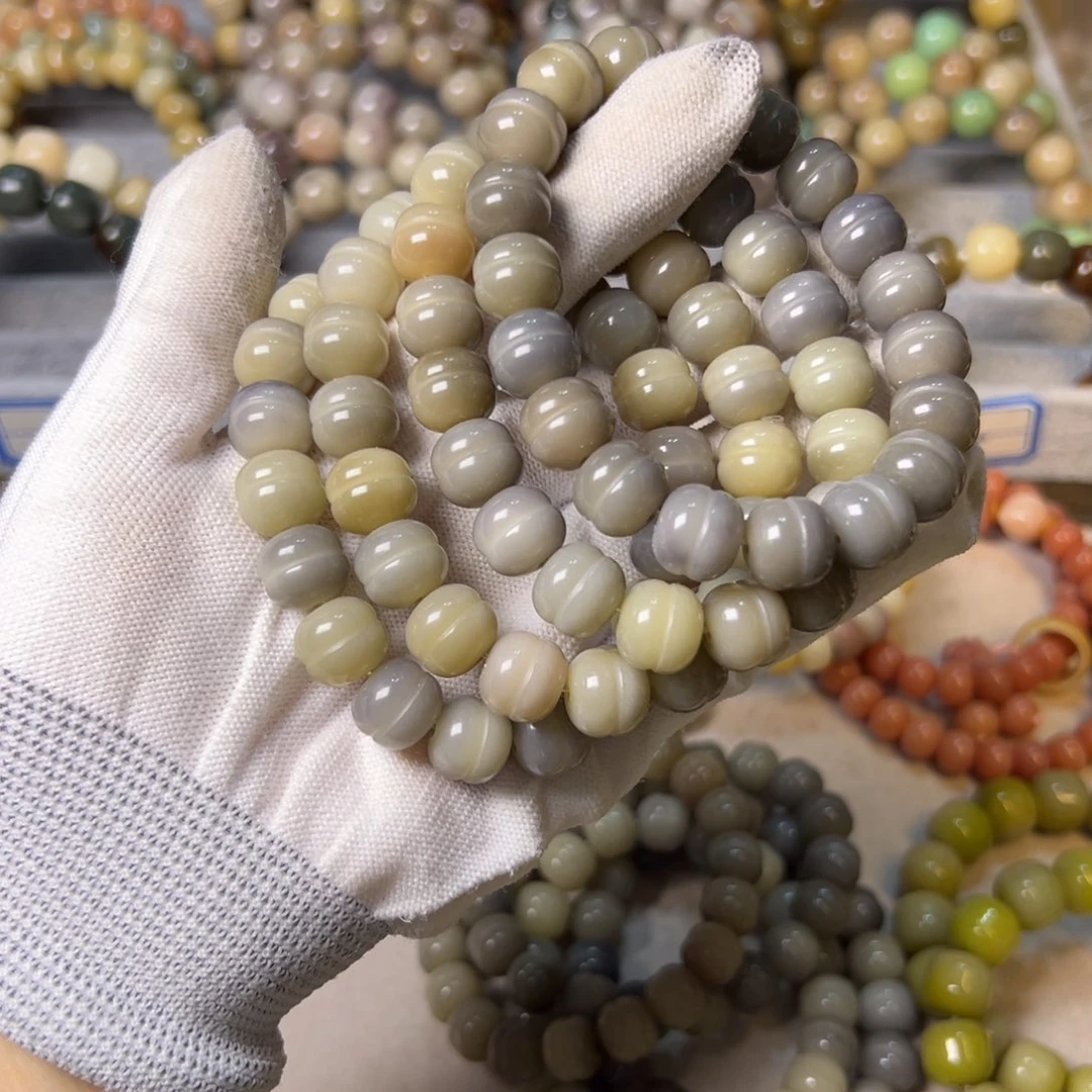 手串菩提根/象牙果稀有色蛋堡卡12   随机