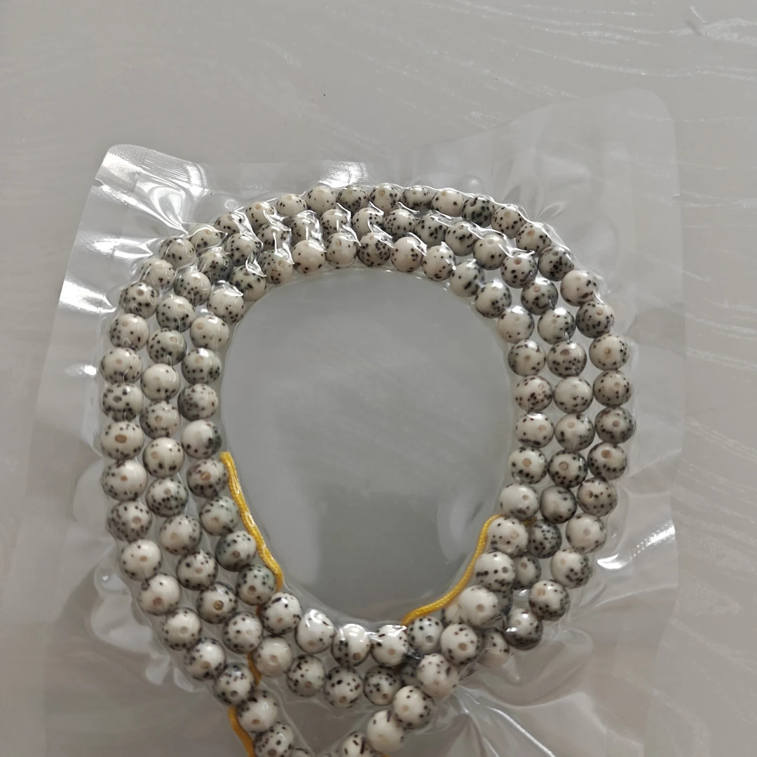 星月大留白龙珠7mm长串