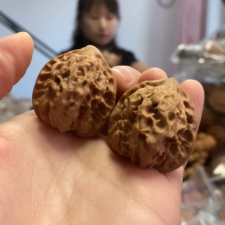 文玩核桃把件33白蛇谷迷你