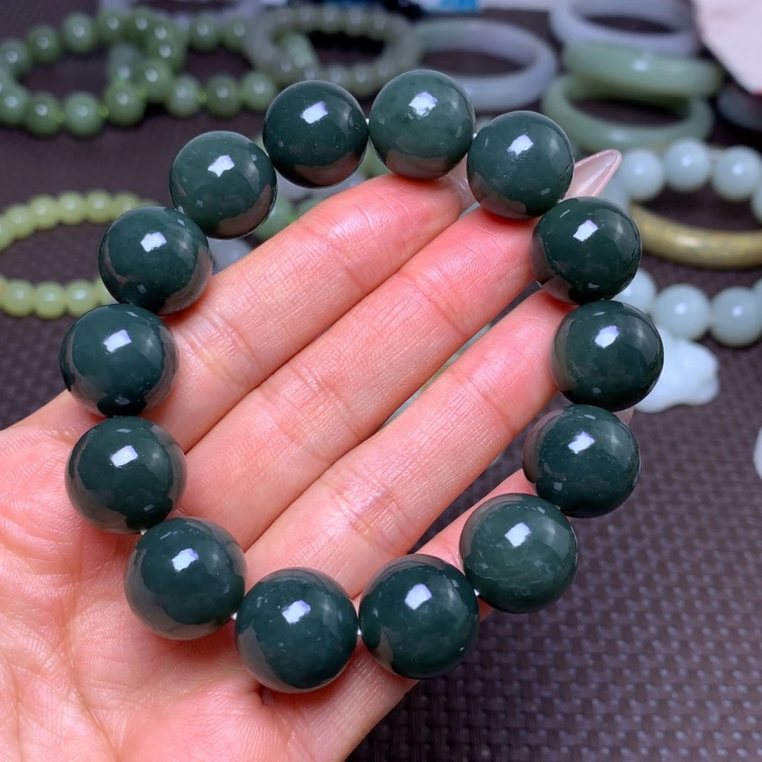 未镶嵌手串和田玉卡16