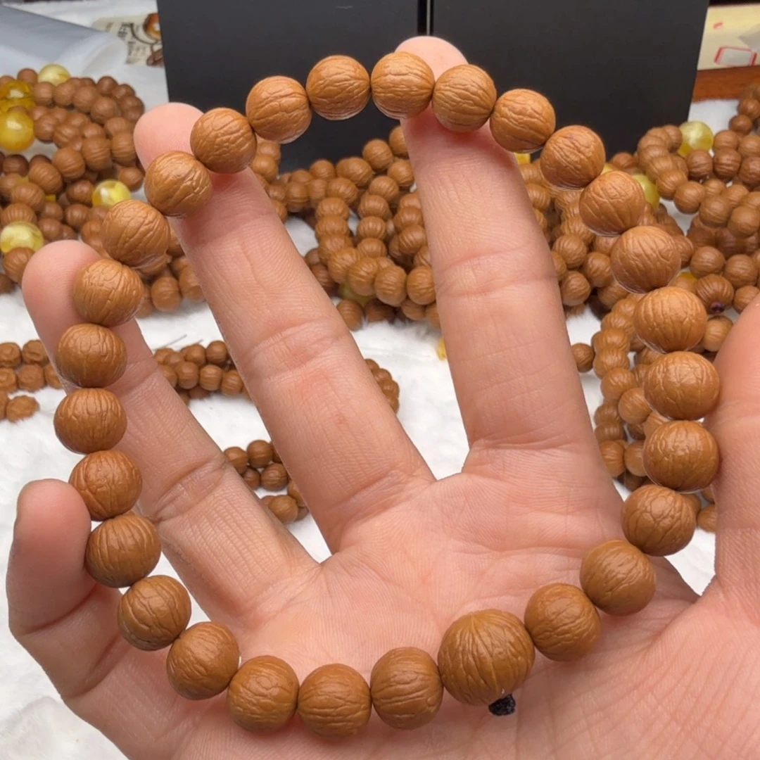 z***a猴头核桃手串10+凤羽