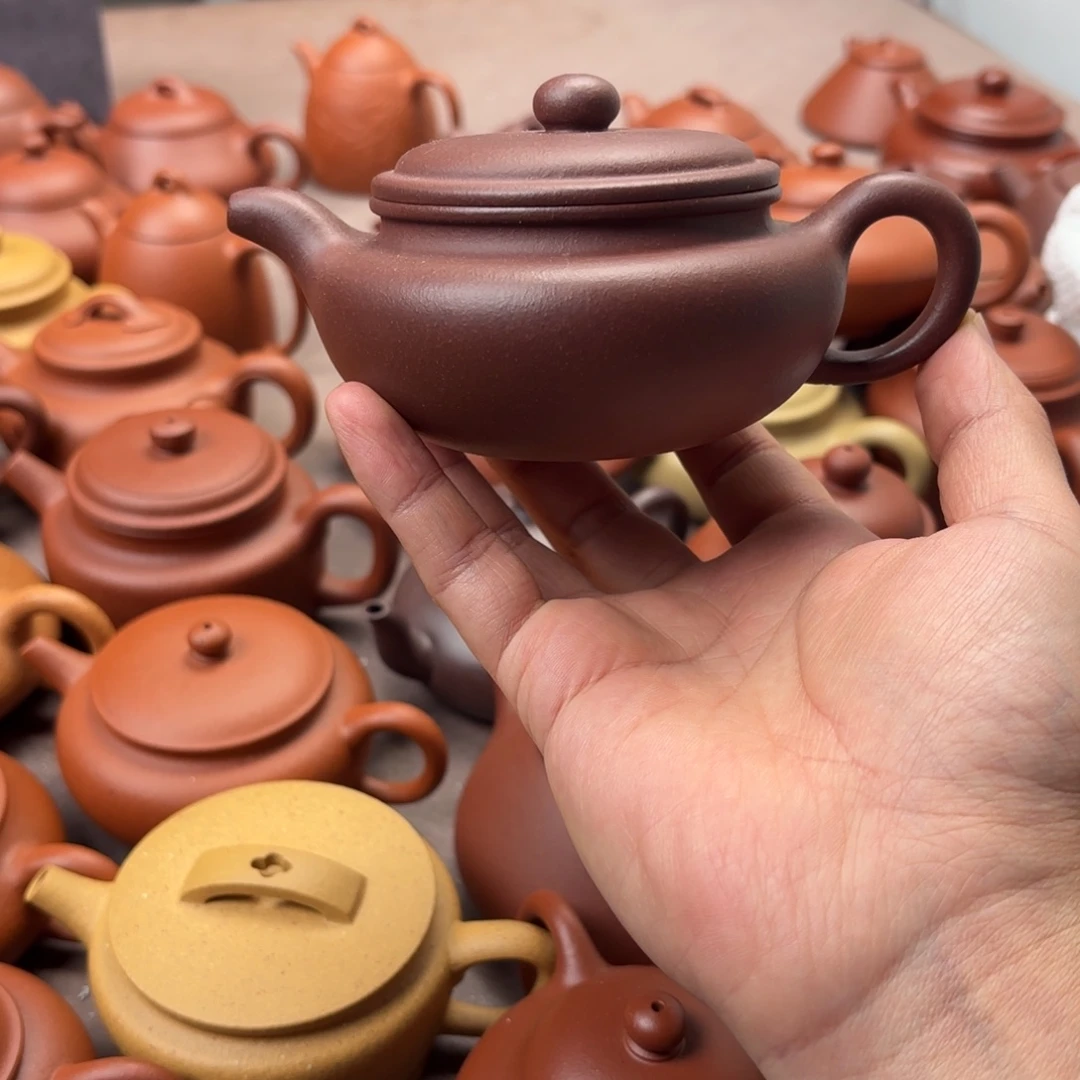 茶壶紫砂半手工微瑕疵福利200cc