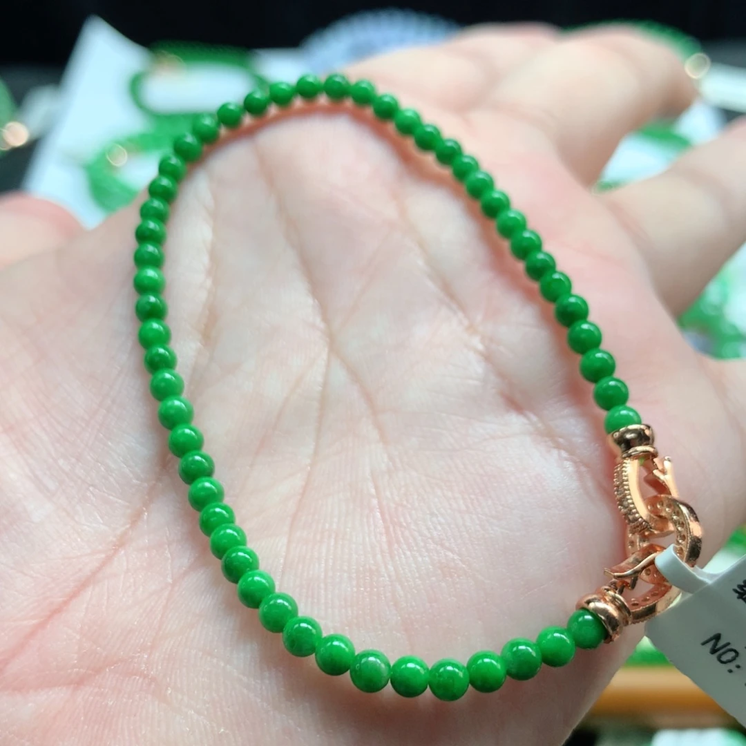 翡翠未镶嵌手链翡翠