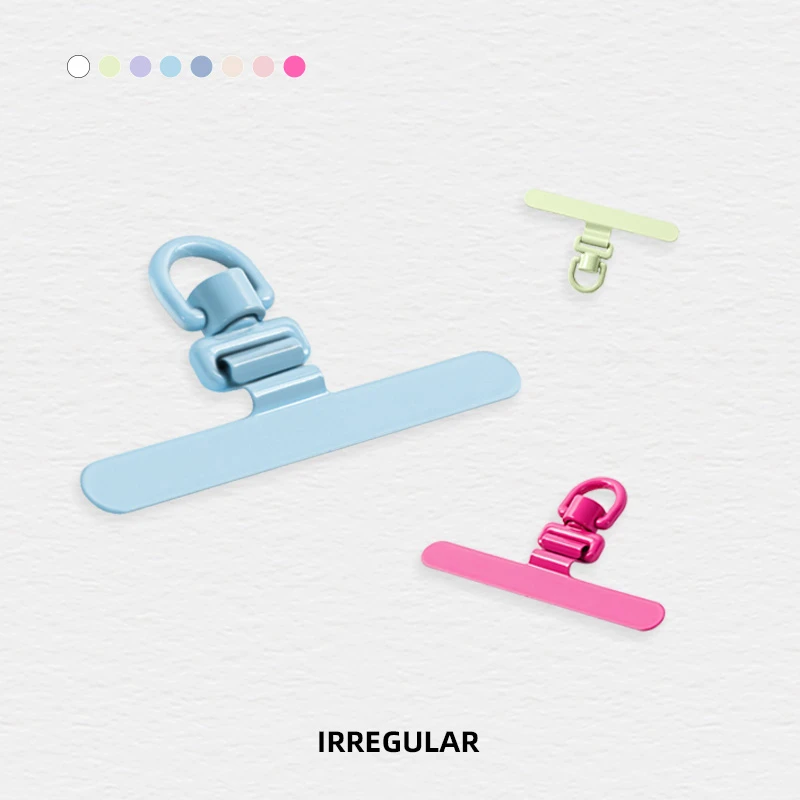 IRREGULAR超薄不锈钢手机挂绳夹片固定垫片结实耐用贴片连接片