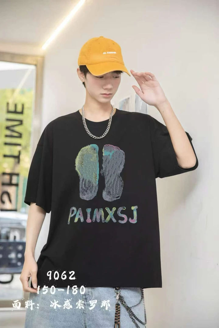 505825 韩版男童女童青少年休闲舒适时尚洋气日常百搭短袖