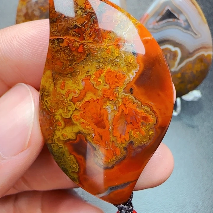 玛瑙/玉髓战国红未镶嵌用****0