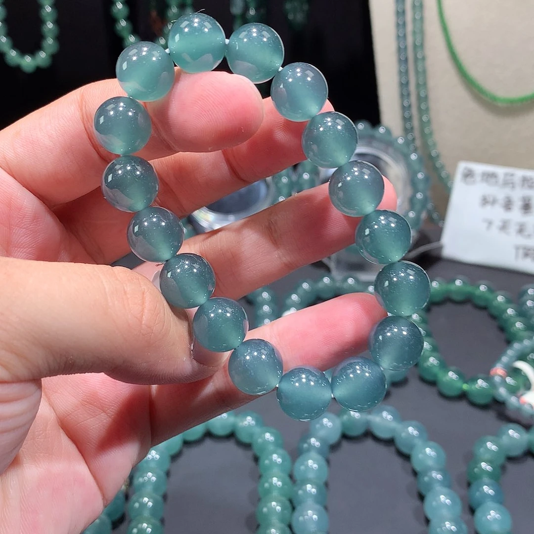 未镶嵌手串翡翠天然a货翡翠手串11.8