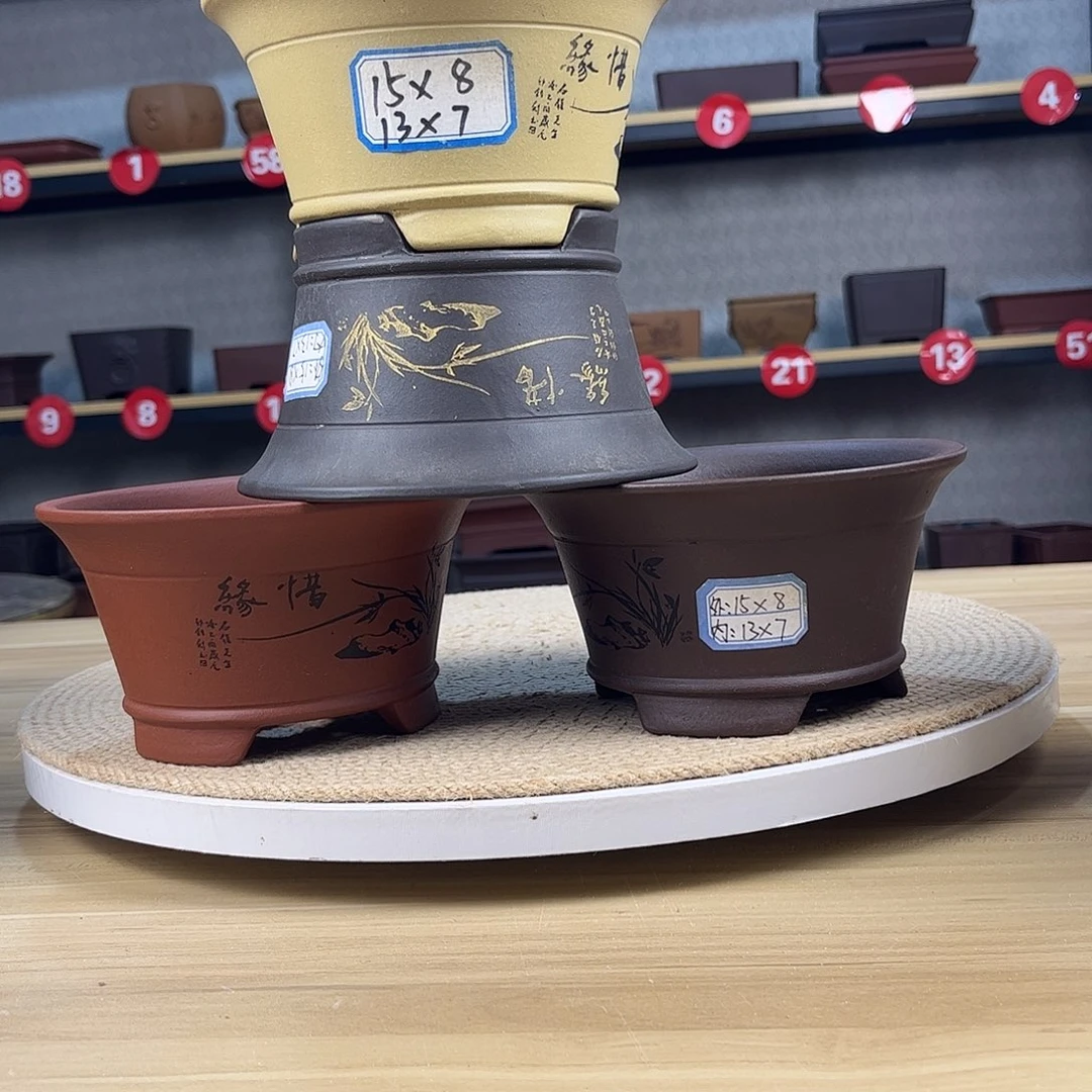 紫砂花盆紫砂花盆