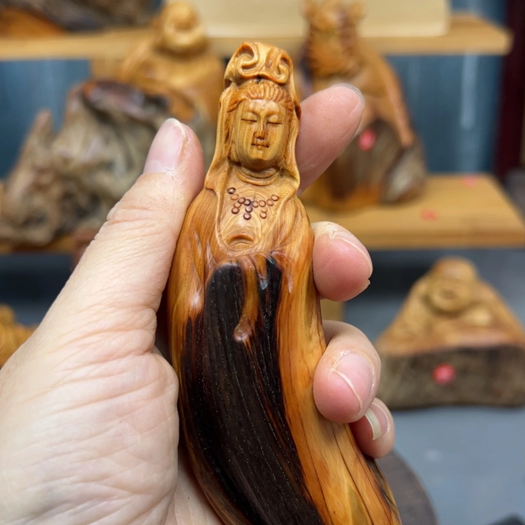 柏木崖柏木摆件手把件，53